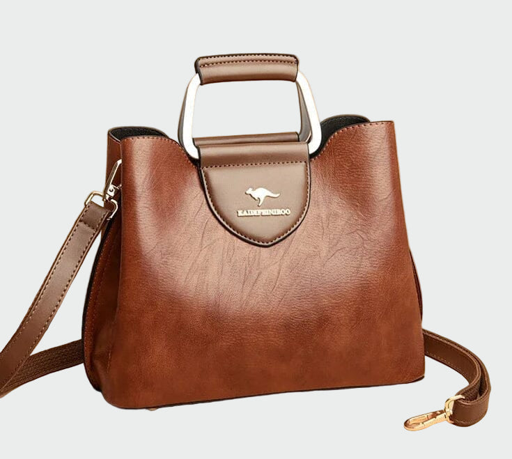 Clutch de cuero clásico