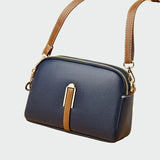 Elegante bolso de hombro de cuero