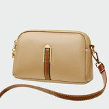 Elegante bolso de hombro de cuero