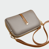 Elegante bolso de hombro de cuero
