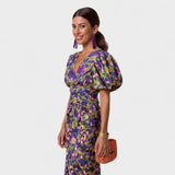 Lília - Vestido Tropical Fuego