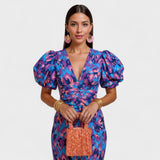 Lília - Vestido Tropical Fuego