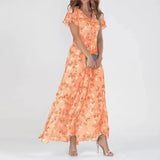La Chispa | Vestido Largo Floral Élina" can be rewritten as "La Chispa | Élina Floral Maxi Dress.