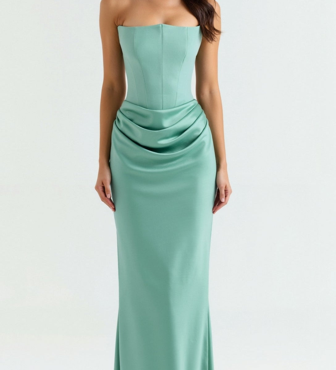 Esmeralda - Vestido Largo con Cuerpo Ajustado