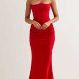 Esmeralda - Vestido Largo con Cuerpo Ajustado