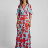 Pilar | Vestido Largo Elegante con Escote Profundo