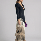 Salvia | Vestido con Borlas