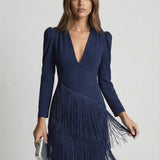 Salvia | Vestido con Borlas