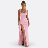 Vitória - Elegante Vestido Maxi Formal con Espalda Descubierta