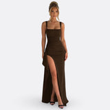Vitória - Elegante Vestido Maxi Formal con Espalda Descubierta