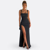 Vitória - Elegante Vestido Maxi Formal con Espalda Descubierta