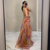 Margarida - Vestido Largo con Diseño Floral