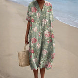 Camelia - Vestido Midi Floral Vintage