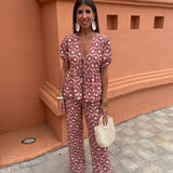 Leonor | Conjunto Elegante Casual de Dos Piezas