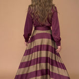 Mila™ | Vestido Maxi a Rayas