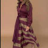 Mila™ | Vestido Maxi a Rayas