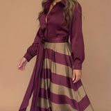 Mila™ | Vestido Maxi a Rayas