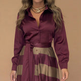 Mila™ | Vestido Maxi a Rayas