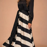 Mila™ | Vestido Maxi a Rayas