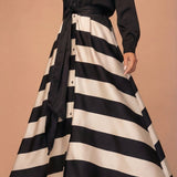 Mila™ | Vestido Maxi a Rayas