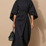 Maya™ | Vestido Chic con Mangas Abullonadas