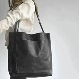 Elle - Clásico bolso de hombro de cuero