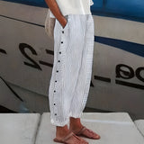 Leonor - Pantalones de Lino con Estilo y Funcionalidad