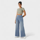 Irene - Pantalones Vaqueros de Corte Amplio