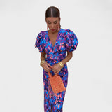 Lília - Vestido Tropical Fuego