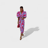 Lília - Vestido Tropical Fuego