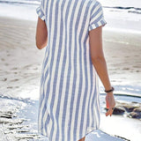 Hagar™ | Camisero Rayado Vestido
