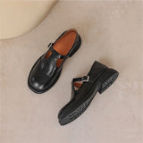 Vela - Zapatos Mary Jane de Cuero Premium