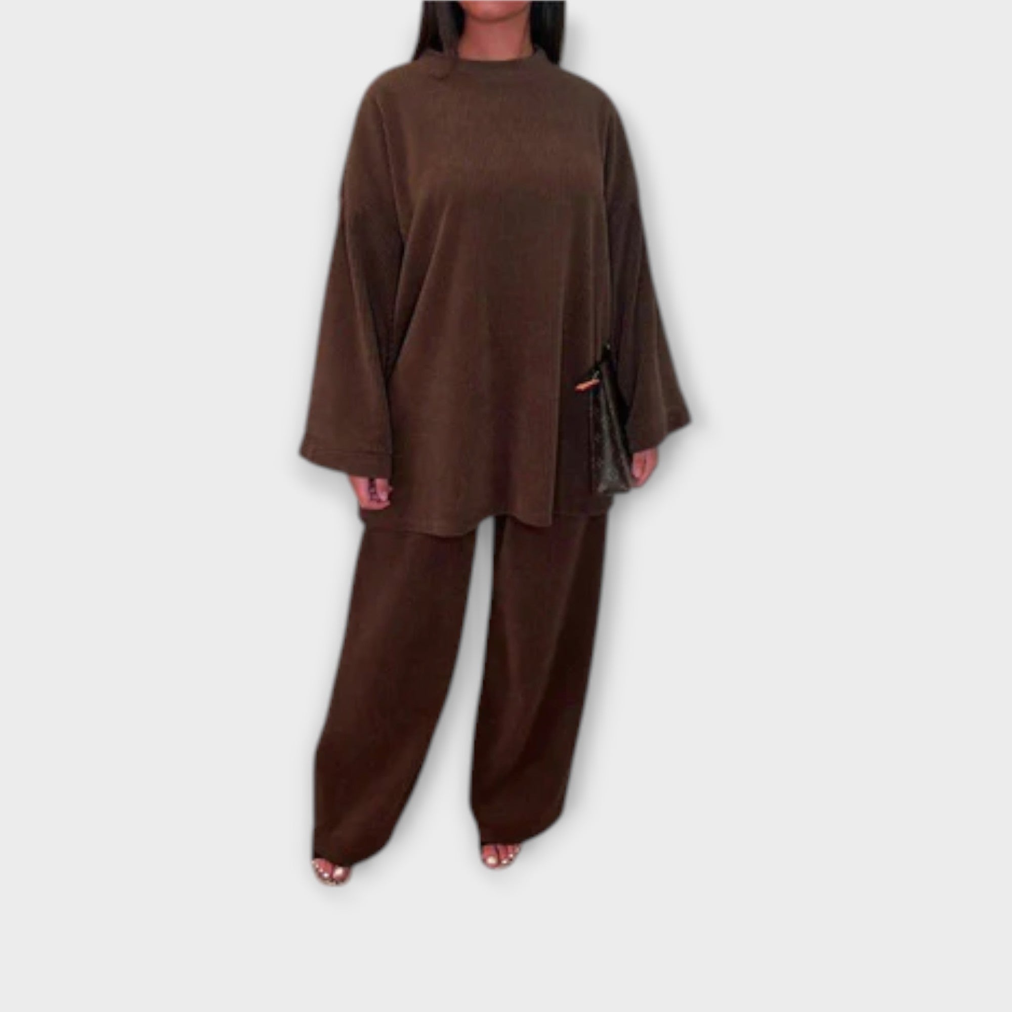 Ingrid - Conjunto Acanalado Plus Size