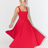 Amélia - Vestido Midi Clásico