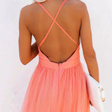 La Scintilla | Maxi Dress in Coral Light
