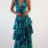 Eva | Midi Dress with Ruffles