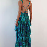 Eva | Midi Dress with Ruffles