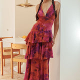 Eva | Midi Dress with Ruffles