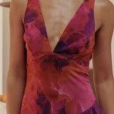Eva | Midi Dress with Ruffles