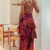 Eva | Midi Dress with Ruffles
