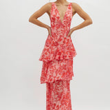Eva | Midi Dress with Ruffles