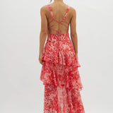 Eva | Midi Dress with Ruffles