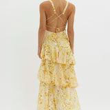 Eva | Midi Dress with Ruffles