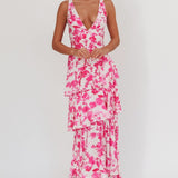 Eva | Midi Dress with Ruffles