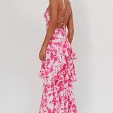 Eva | Midi Dress with Ruffles