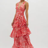 Eva | Midi Dress with Ruffles