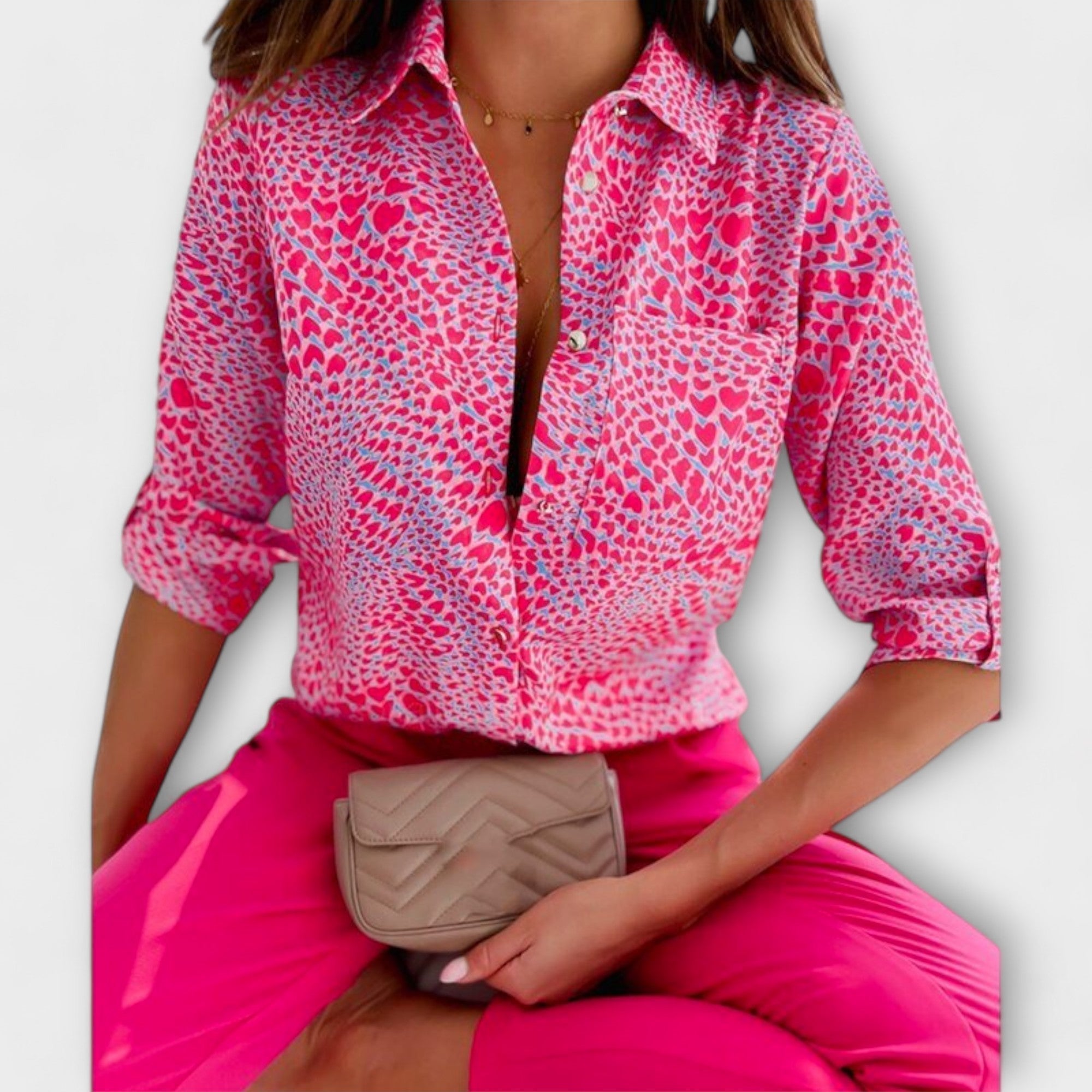 Romina - Camisa de Cuello Clásico