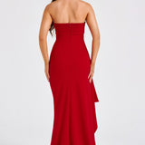 Omina™ | Vestido Maxi Luxe Strapless